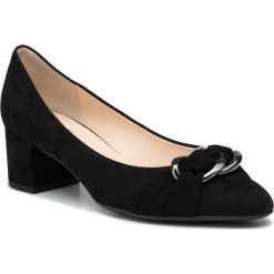Półbuty HÖGL - 8-104052 Black 0100. Czarne półbuty damskie HÖGL, bez wzorów, ze skóry, bez obcasa, na obcasie, bez zapięcia. W wyprzedaży za 399,00 zł.