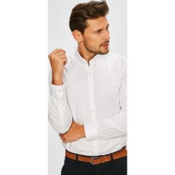 Lacoste - Koszula. Szare koszule męskie na spinki Lacoste, m, z bawełny, button down, z długim rękawem. W wyprzedaży za 369,90 zł.