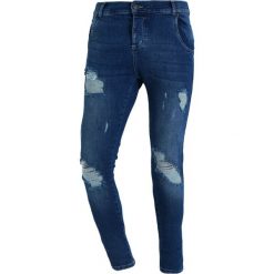 Jeansy męskie: SIKSILK DISTRESSED Jeans Skinny Fit midstone