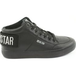 Wysokie Trampki czarne Big Star 274351. Czarne trampki i tenisówki damskie BIG STAR, bez wzorów, z tkaniny, bez zapięcia. W wyprzedaży za 139,00 zł.