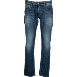 Dżinsy "Rob" - Regular fit - w kolorze granatowym. Niebieskie jeansy męskie Replay, m, w paski, klasyczne. W wyprzedaży za 166,95 zł.