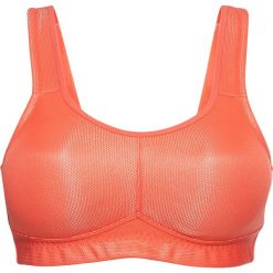 Biustonosz sportowy Level 3 bonprix łososiowy pomarańczowy. Pomarańczowe biustonosze sportowe damskie bonprix, bez wzorów, do biegania. Za 84,99 zł.
