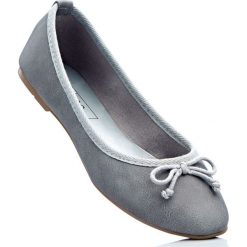 Baleriny damskie: Baleriny bonprix jasnoszary