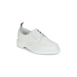 Derby Dr Martens 1461 W/ZIP. Białe półbuty damskie Dr. Martens, bez wzorów, bez obcasa, bez zapięcia. Za 543,20 zł.