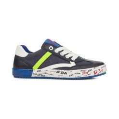 Geox Tenisówki Chłopięce Alonisso 28 Niebieskie. Niebieskie buty chłopięce sportowe Geox, bez wzorów, z materiału, na sznurówki. W wyprzedaży za 225,00 zł.