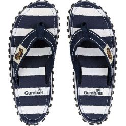 Gumbies - Japonki. Niebieskie kapcie męskie Gumbies, z bawełny. W wyprzedaży za 89,90 zł.