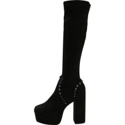 Buty zimowe damskie: Lost Ink TOKYO SQUARE PLATFORM Kozaki na platformie black