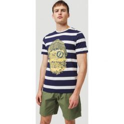 O'Neill Jack Koszulka Niebieski. Niebieskie podkoszulki męskie O'Neill, l, w paski, z bawełny, z krótkim rękawem. Za 163,95 zł.