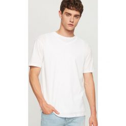 T-shirty męskie: Bawełniany t-shirt – Biały