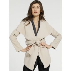 Płaszcze damskie: Płaszcz materiałowy – 71-21726 BEIG
