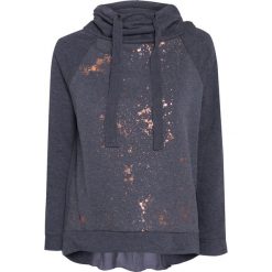 Bluza DEHA EXPRESSION Print|Szary. Szare bluzy damskie marki Deha, bez wzorów, z tkaniny, bez rękawów, bez kaptura. W wyprzedaży za 156,00 zł.