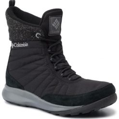 Śniegowce COLUMBIA - Nikiski BL0837 Black/Columbia Grey/Noir/Gris Columbia 010. Czarne kozaki damskie Columbia, na zimę, ze skóry, bez obcasa, bez zapięcia. W wyprzedaży za 379,00 zł.