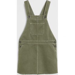 Mango Kids - Sukienka dziecięca Raica 110-164 cm. Żółte sukienki dziewczęce Mango Kids, bez wzorów, z bawełny, casualowe, bez rękawów, proste. Za 99,90 zł.