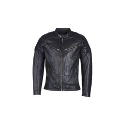 Kurtki skórzane Pepe jeans KEITH SUMMER. Czarne kurtki męskie Pepe Jeans, s, bez wzorów, z jeansu, bez kaptura. Za 1023,20 zł.