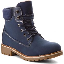 Trapery JENNY FAIRY - WS722-28A Navy. Czarne buty zimowe damskie marki Jenny Fairy, z materiału. W wyprzedaży za 79,99 zł.