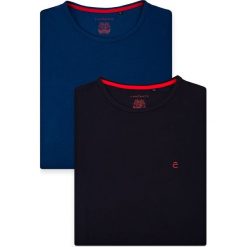 Zestaw 2 Koszulek Jenson. Czerwone t-shirty męskie LANCERTO, m, bez wzorów, z bawełny, klasyczne, z okrągłym kołnierzem. W wyprzedaży za 89,80 zł.
