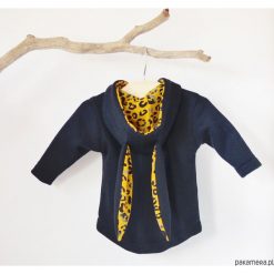Bluza z uszami na zamek w centki. Szare bluzy dziewczęce Pakamera. Za 139,00 zł.