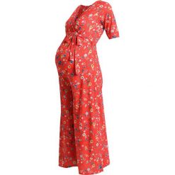 Kombinezony damskie: Bluebelle Maternity FLORALCULLOTTES Kombinezon red