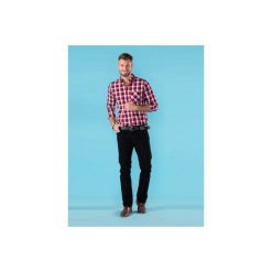 Koszula męska. Niebieskie koszule męskie TXM, m, bez wzorów, eleganckie, bez kołnierzyka, bez rękawów. Za 34,99 zł.