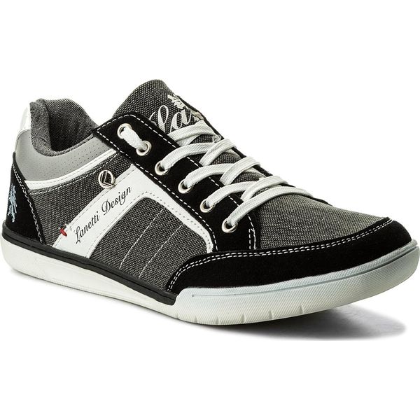 Półbuty LANETTI MP40-7698J. Półbuty męskie Lanetti, bez wzorów, bez zapięcia. W wyprzedaży za 59,98 zł.