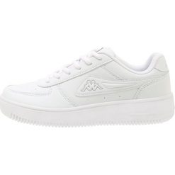 Kappa BASH Obuwie treningowe white/light grey. Białe buty sportowe męskie Kappa, z materiału. Za 169,00 zł.