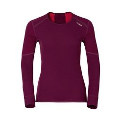 Odlo Koszulka tech. Odlo Shirt l/s crew neck X-WARM - 155161 - 155161XL. Brązowe topy sportowe damskie marki Odlo, l. Za 229,95 zł.