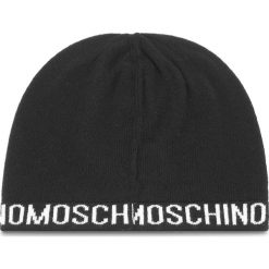 Czapka MOSCHINO - 65131 M1880 016. Czarne czapki zimowe damskie MOSCHINO, z kaszmiru. Za 279,00 zł.