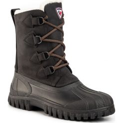 Śniegowce ROSSIGNOL - Soul Boot W RNIW400 Black 200. Czarne kozaki damskie Rossignol, na zimę, ze skóry, bez zapięcia. Za 999,00 zł.