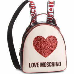 Plecak LOVE MOSCHINO - JC4116PP17L3100A Nero/Avorio. Brązowe plecaki damskie marki Love Moschino, ze skóry ekologicznej. Za 779,00 zł.