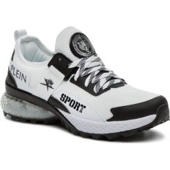 Sneakersy PLEIN SPORT - Runner Tiger P19S WSC1294 STE003N White 01. Białe półbuty damskie Plein Sport, ze skóry ekologicznej. W wyprzedaży za 629,00 zł.