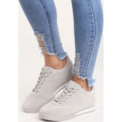Jasnoszare Buty Sportowe War is Won. Szare buty sportowe damskie marki Born2be. Za 69,99 zł.