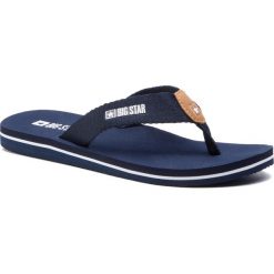 Japonki BIG STAR - DD274A254 Navy. Niebieskie klapki damskie BIG STAR, bez wzorów, z tworzywa sztucznego, bez obcasa. W wyprzedaży za 49,00 zł.