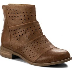 Botki LASOCKI - 70409-10 Camel. Brązowe buty zimowe damskie marki Lasocki, ze skóry, na obcasie. W wyprzedaży za 199,99 zł.