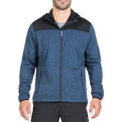 Bluzy męskie: Bluza w kolorze niebiesko-czarnym