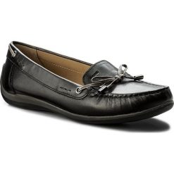 Mokasyny GEOX - D Yuki A D6455A 00043 C9999 Black. Szare mokasyny damskie marki Geox, z gumy. W wyprzedaży za 259,00 zł.