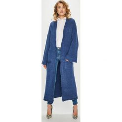 Answear - Kardigan. Niebieskie swetry damskie ANSWEAR, s, bez wzorów, z elastanu. W wyprzedaży za 89,90 zł.