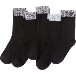 Skarpetki damskie: Skarpetki damskie (5 par) bonprix czarny
