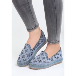 Espadryle damskie: Niebieskie Espadryle No Never