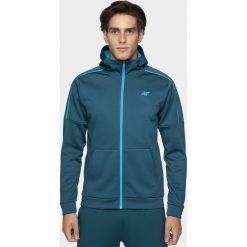 Bluza treningowa męska BLMF260 - granat. Pomarańczowe bluzy męskie m, bez wzorów, z dzianiny, z kapturem, bez rękawów, z kapturem. W wyprzedaży za 179,99 zł.