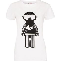 T- shirt Ice Play By ICEBERG. Niebieskie koszulki damskie ICE PLAY BY ICEBERG, bez wzorów, z bawełny, z włoskim kołnierzykiem, bez rękawów. Za 109,00 zł.