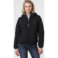 Tommy Jeans - Kurtka damska, czarny. Czarne kurtki damskie Tommy Jeans, m, z napisami, z jeansu, bez kaptura. Za 699,95 zł.