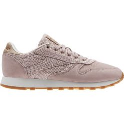 Buty Reebok Classic Leather EBK "Shell Pink" (BS7951). Różowe buty sportowe damskie Reebok, bez wzorów, z nubiku, sportowe, reebok classic. Za 249,99 zł.