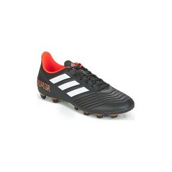 Buty do piłki nożnej adidas PREDATOR 18.4 FxG. Czarne halówki męskie marki Adidas, ze skóry, do piłki nożnej. Za 181,30 zł.