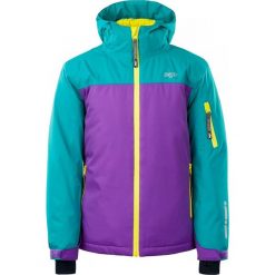 Kurtki chłopięce przeciwdeszczowe: BEJO Kurtka dziecięca NORA JR Navigate / Purple Heart / Blazing Yellow r. 152