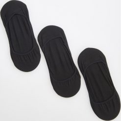 Kapcie damskie: 3 pack balerinek – Czarny