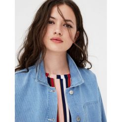 Kurtki damskie: Kurtka carpenter w paski z wykończeniem selvedge