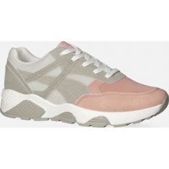 Różowe buty sportowe sneakersy sznurowane casu 20g13/p. Różowe buty dziewczęce sportowe Casu, bez wzorów, ze skóry ekologicznej, na sznurówki. Za 64,99 zł.