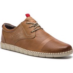 Półbuty LASOCKI FOR MEN - MI07-A765-A587-02 Camel. Pomarańczowe półbuty męskie Lasocki For Men, na co dzień, bez wzorów, ze skóry, klasyczne, bez zapięcia. Za 179,99 zł.
