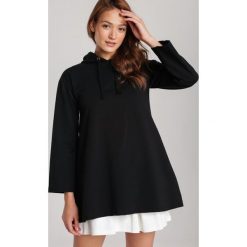 Czarna Bluza Aigagonia. Czarne tuniki damskie Renee, xl, bez wzorów, bez rękawów, bez kaptura. Za 89,99 zł.