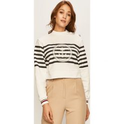 Tommy Hilfiger - Bluza Tommy Icons. Białe bluzy damskie TOMMY HILFIGER, s, bez wzorów, z bawełny, bez rękawów, bez kaptura. Za 599,90 zł.